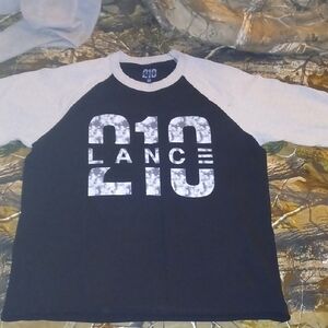 Black and Gray Raglan Tee (Lance Stewart)